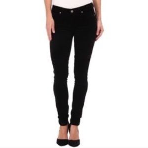 Paige Verdugo Ultra Skinny Jeans in Black Overdye